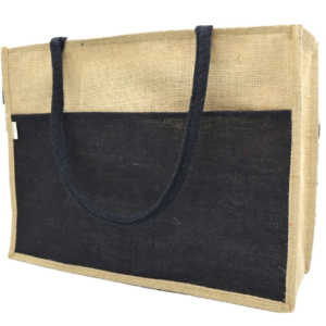 Eco Friendly Jute fabric Unique printed Bag ideal for Tiffin Grocery FruitsVegetable with Hard Grip Handle Big Reusable Heavy Quality Bag Zipper for Men Women